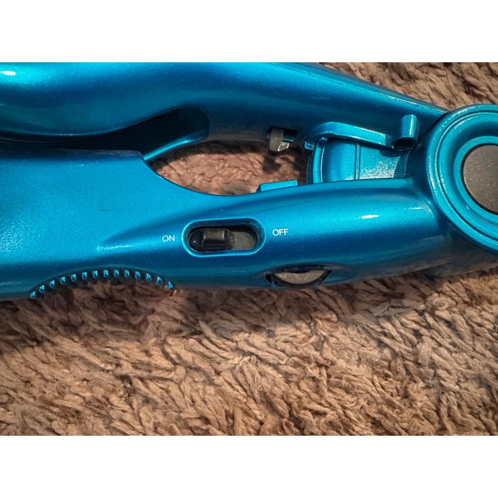 Bed Head TIGI Wave Artist Deep Waver Hair Crimper Curling Iron Blue Works - Picture 5 of 6
